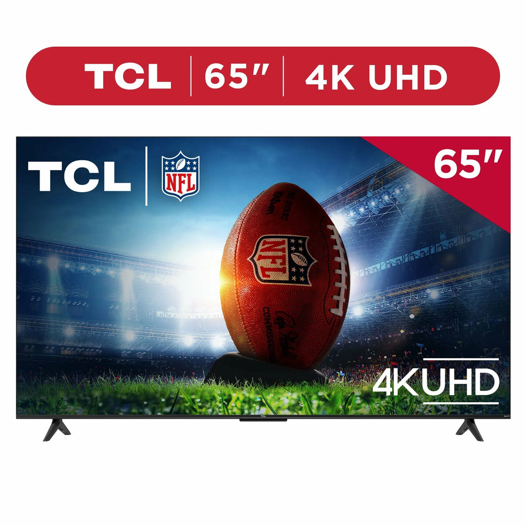 TCL 65′′ 4-Series 4K UHD HDR Smart Roku TV – Stunning Picture & Endless Entertainment