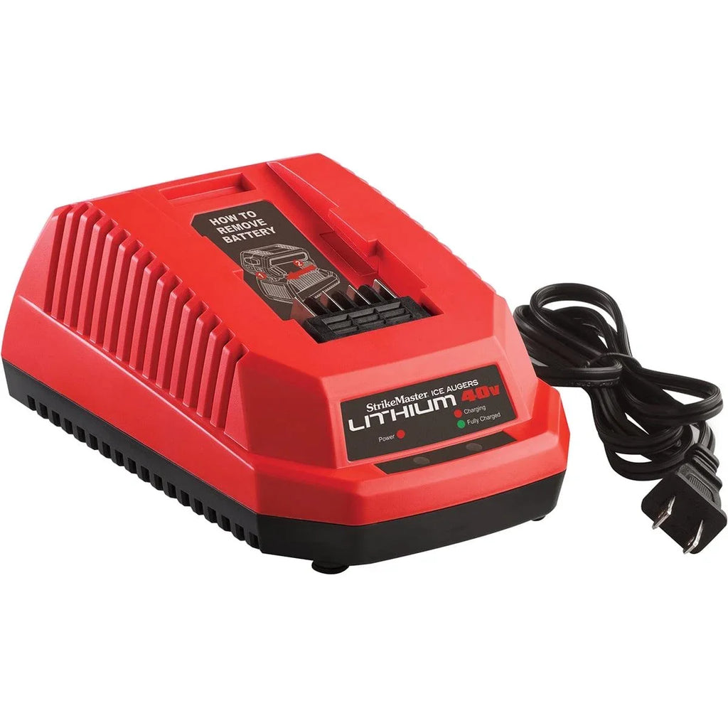 8 40V Lithium Ice Auger with Brushless Motor & LED Lights