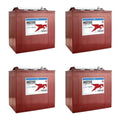 Trojan T - 105 - 6V 225ah Deep Cycle Golf Cart Batteries (Pack of 4)