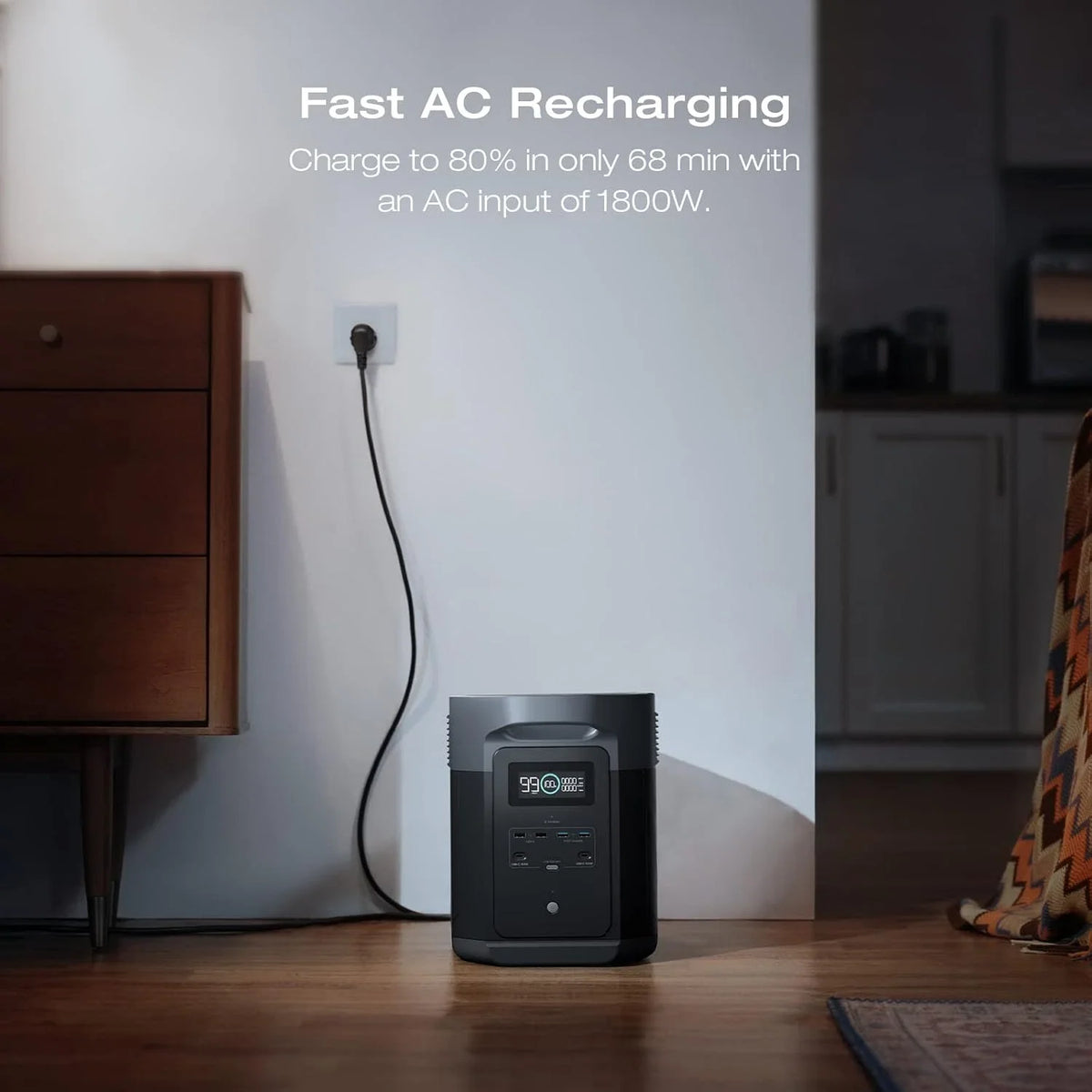 Portable Power Station –2400W Solar Generator