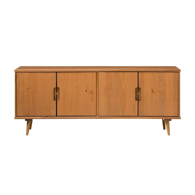 Mid-Century Modern Solid Wood TV Console by Middlebrook