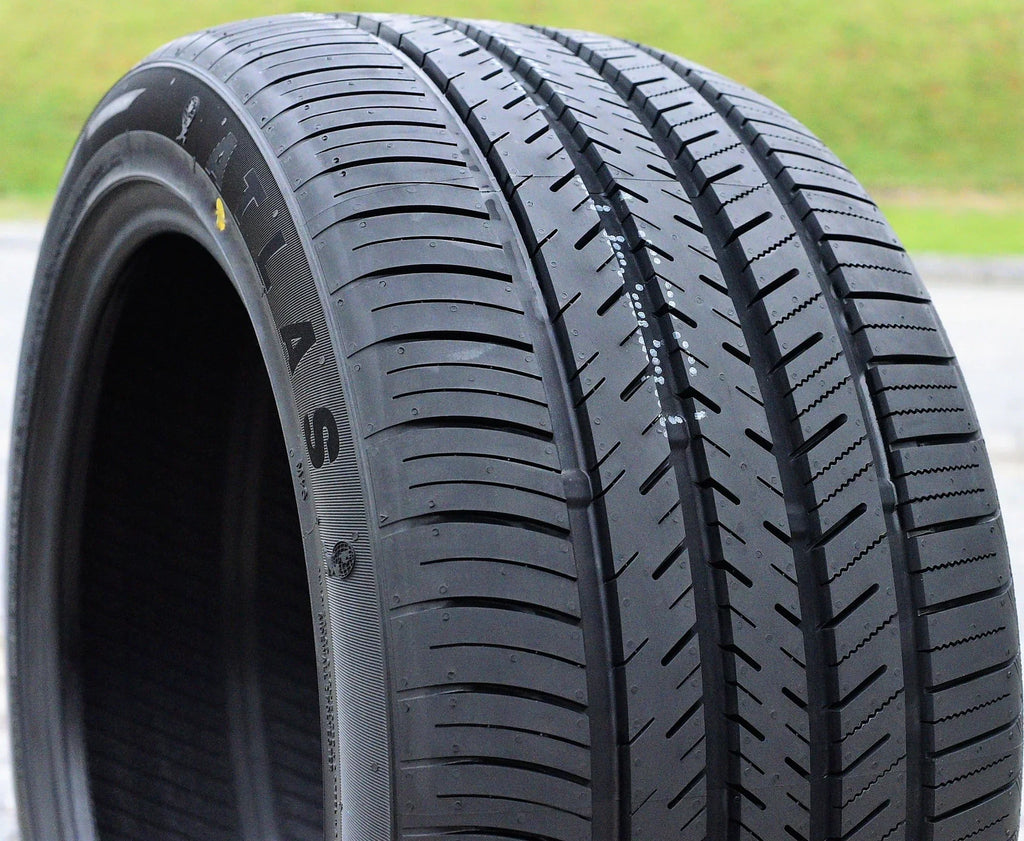 A set of 4 (4)265/35R20 99Y XL high-performance full-season tires for: 2015-23 Ford Mustang EcoBoost Premium, 2012-13 Audi A7 Quattro Base