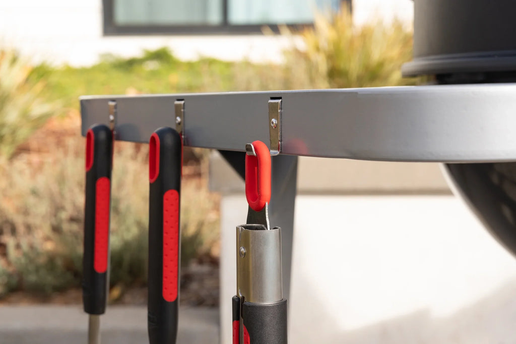 Expert Grill Kettle Cart with Pizza Accessories and Warming Rack