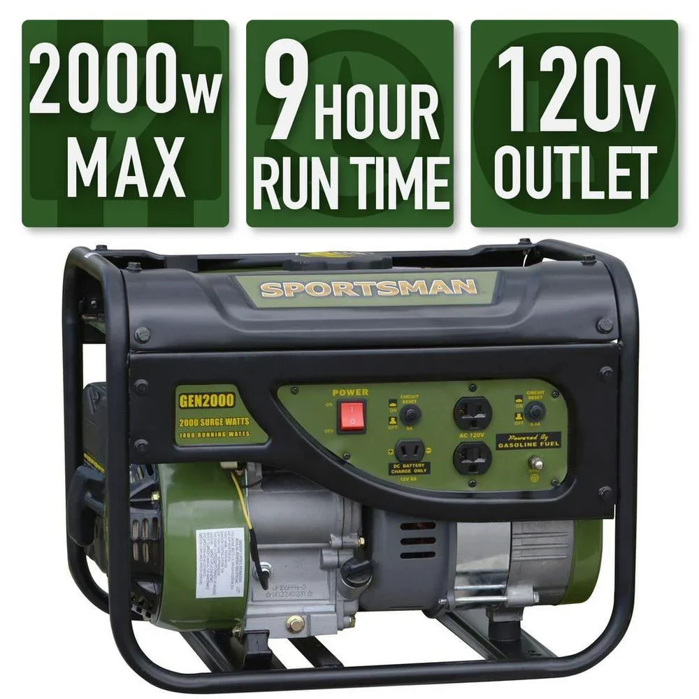 Sportsman Gasoline 2000W Portable Generator