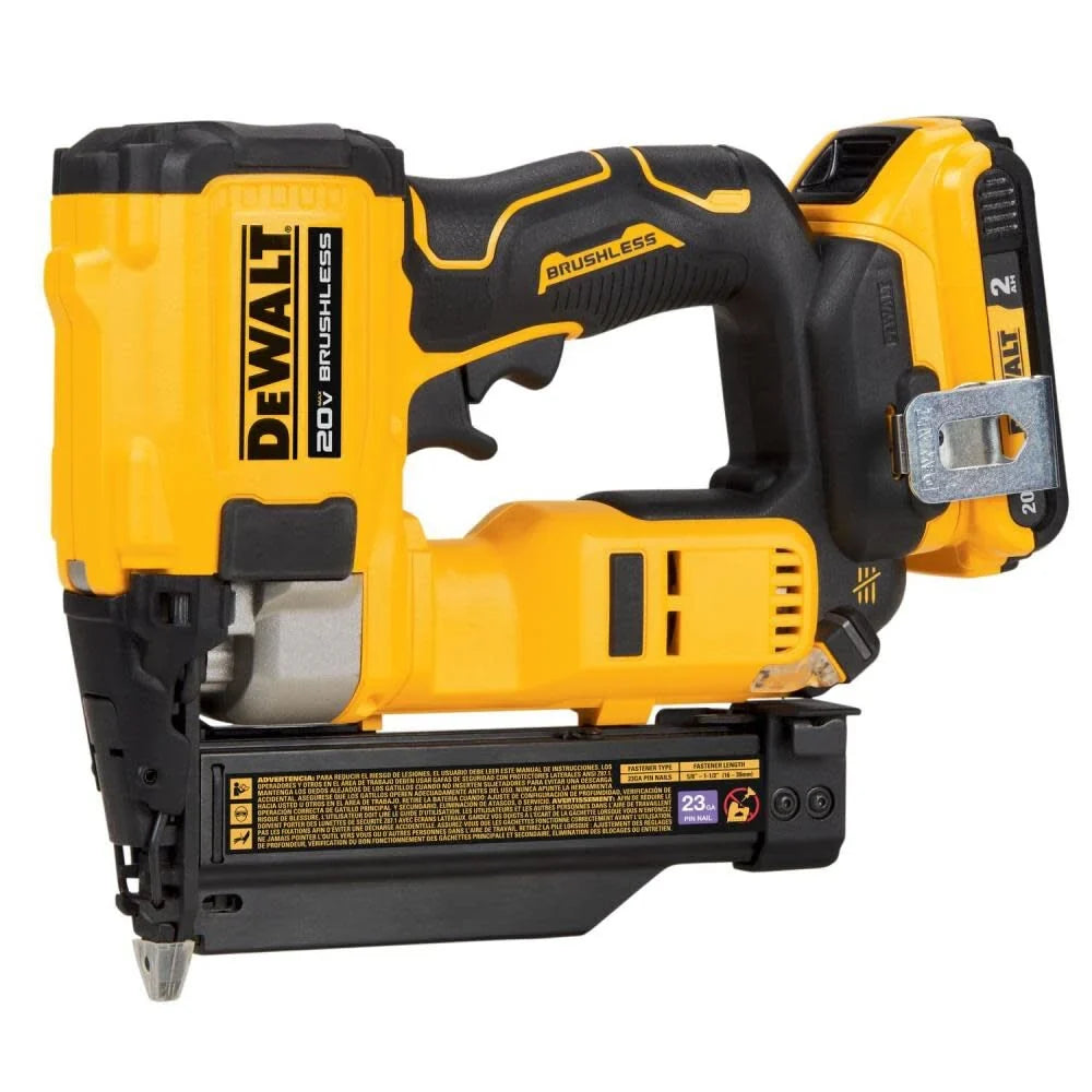 Compact Series 20V Pin Nailer 23 Gauge Kit DCN623D1
