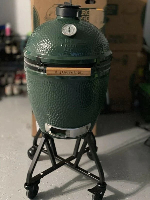 Kamado-Style Grill and Smoker with Accessories