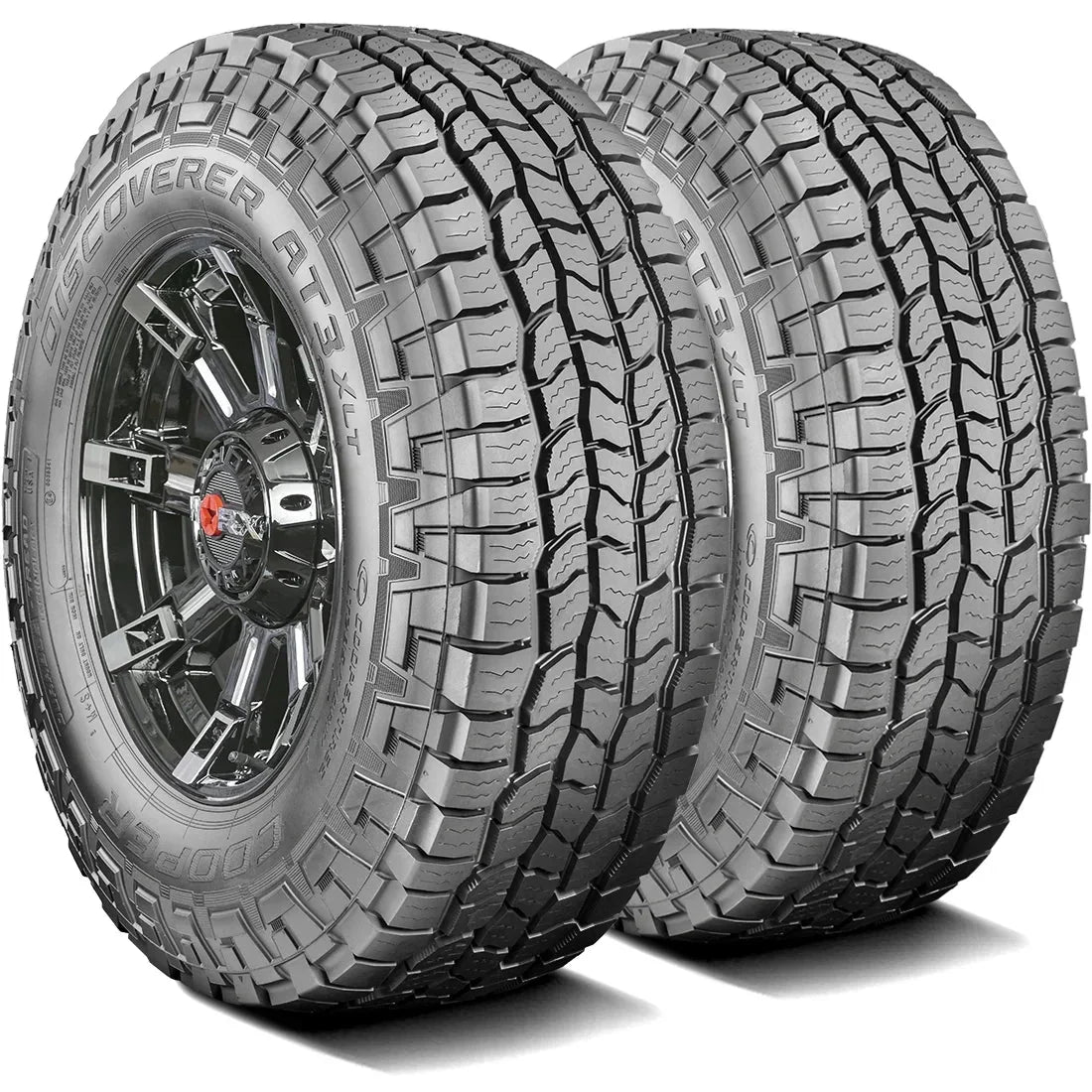 Pair of 2 (TWO) Cooper Discoverer AT3 XLT LT 285/60R20 125/122S E 10 Ply A/T All Terrain Tires
