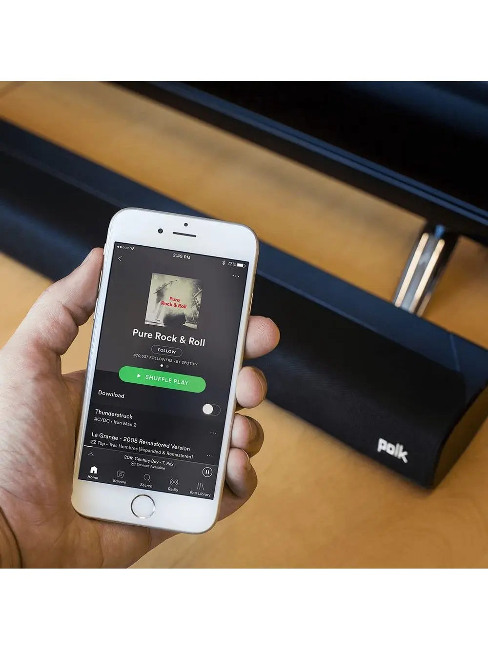 Polk Audio Signa S2 Low Profile TV Sound Bar, Works with 4K & HD TVs, Wireless Subwoofer, Includes HDMI & Optical Cables, Bluetooth Enabled, Black