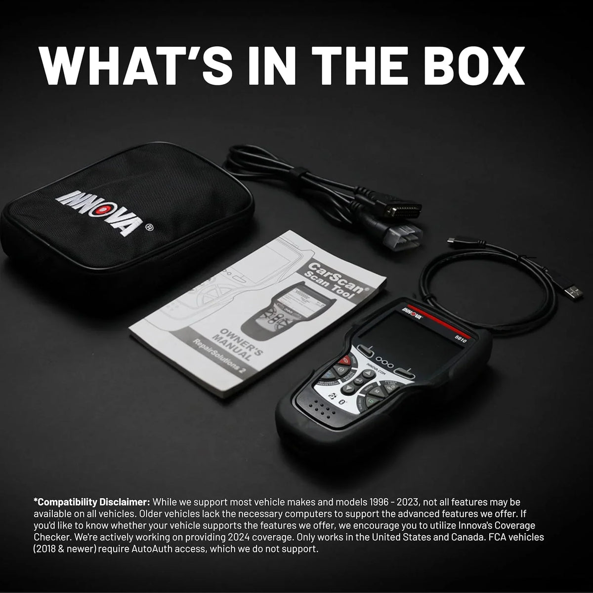 Innova 5610 OBD2 Bidirectional Scan Tool with Updates & Support
