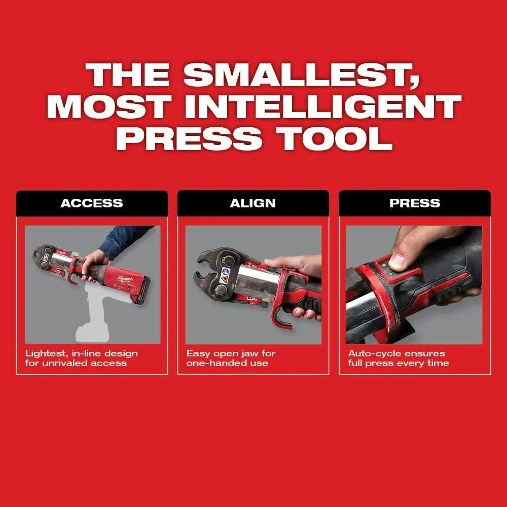 Press Tool with 1/2-Inch Jaw - Cordless