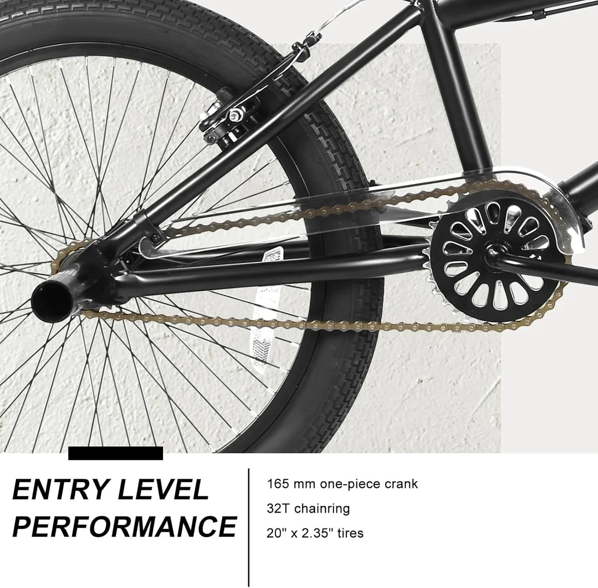 WEIZE Freestyle BMX Bicycle 20 Inch Stunt Bike for Kids and Adults Men and Women High Strength Steel Frame 360 Degree Rotor Freestyle