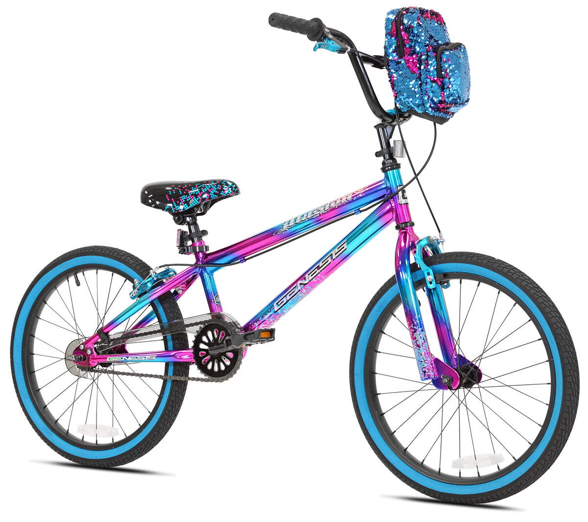 20 Illusion Girls Bike. Blue/Purple