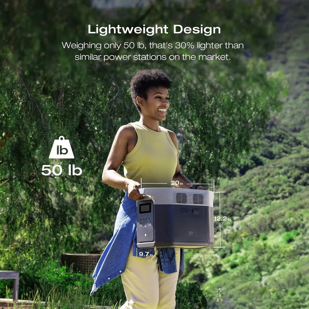 Portable Power Station –2400W Solar Generator