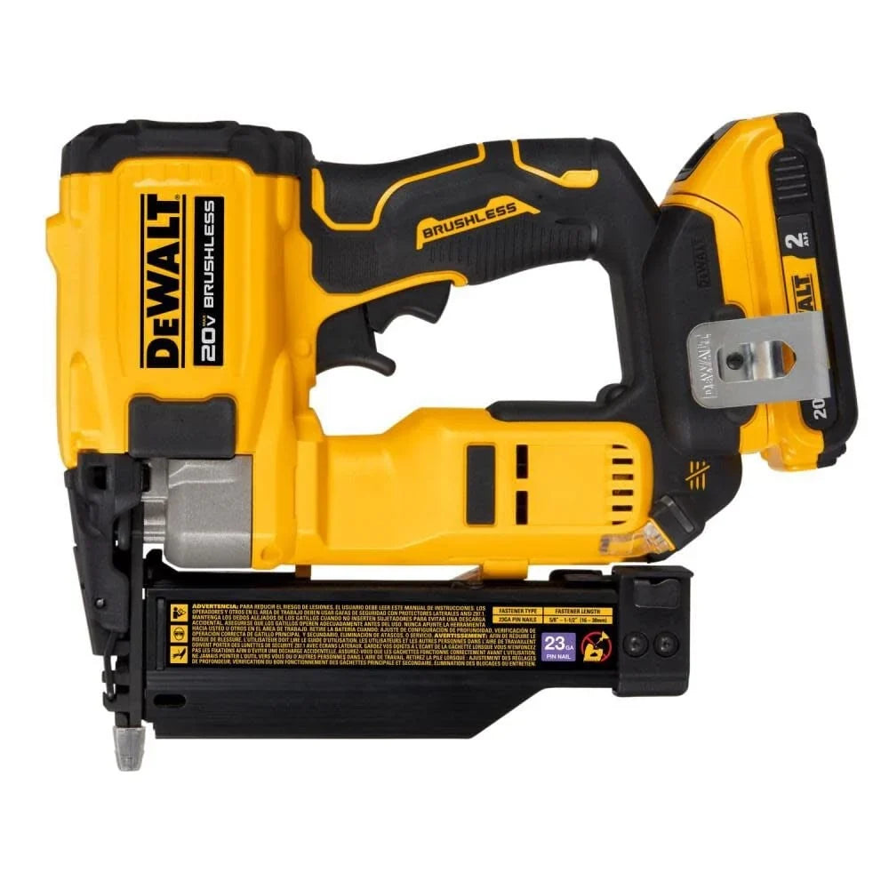 Compact Series 20V Pin Nailer 23 Gauge Kit DCN623D1