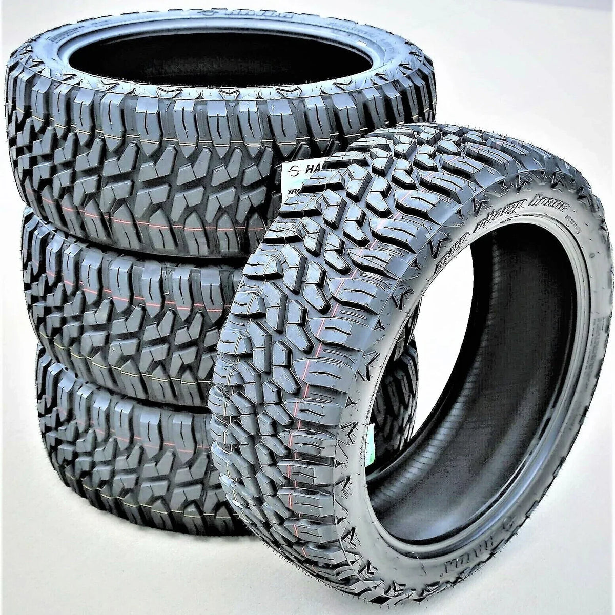 Set of 4 (four) 275/65R20 126/123Q E (10 ply) M/T mud tires