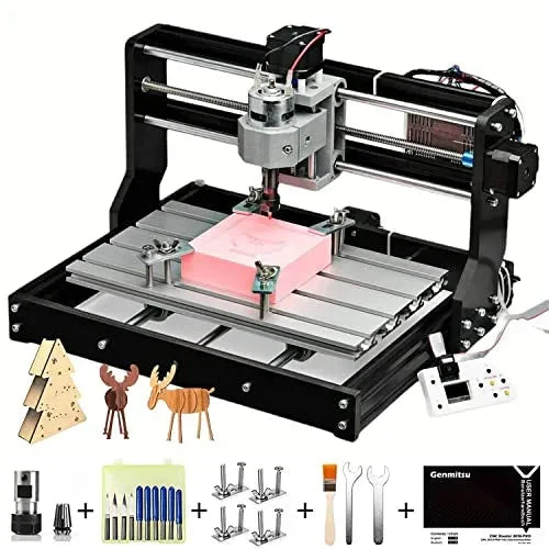 Genmitsu CNC 3018-PRO Router Kit GRBL Control 3 Axis Wood Carving Milling Engraving Machine