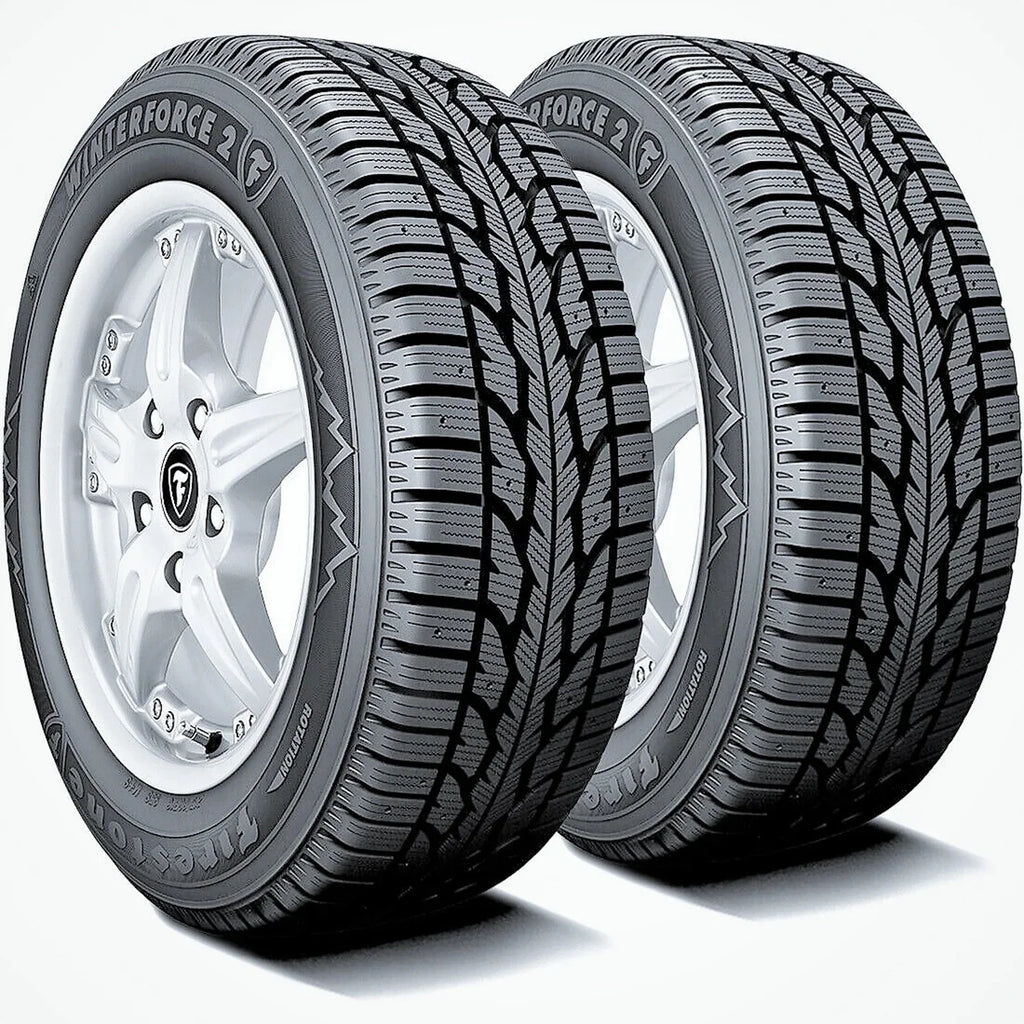 Set of 4 Firestone Winterforce 2 205/65R16 95S Winter Tires
