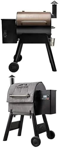 Traeger Grills Pro 22 Electric Wood Pellet Grill and Smoker, Bronze