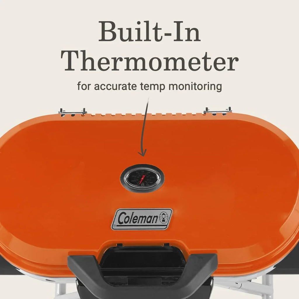 RoadTrip 285 Portable Stand-Up Propane Grill with 3 Adjustable Burners & Instastart Ignition, 20,000 BTUs of Power for Outdoor Cooking, Camping, Tailgating, Grilling, BBQs, & More