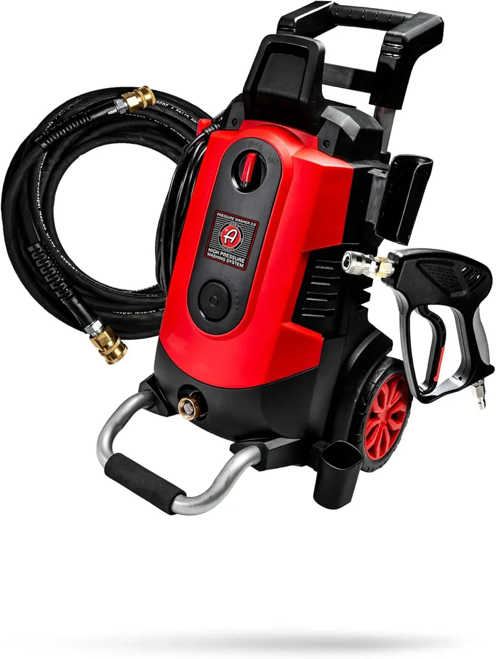 Electric Pressure Washer 2.0, Powerful 1.4 GPM 2000 PSI Car Pressure Washer Sprayer, Snub Nose & Tip Attachment, Use,Car Soap, Patio Boat RV Motorcycle Car Garage Deck Adam's Polishes