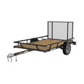 5 x 8-Ft. Wood-Floor Utility Trailer with Sliding Rail System