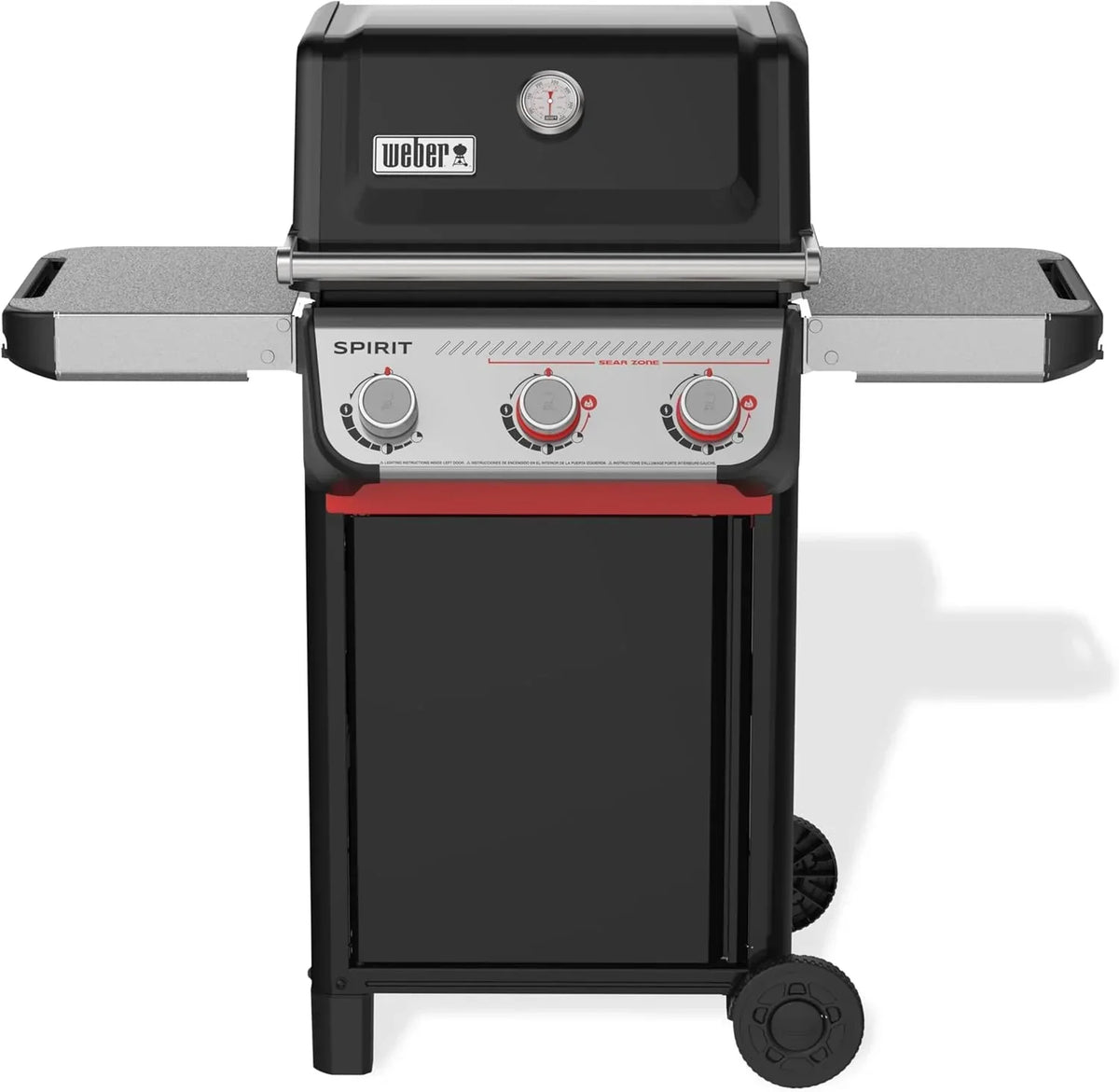 Weber Spirit E-325 Liquid Propane Gas Grill for Outdoor Cooking and BBQ, 3 Burners